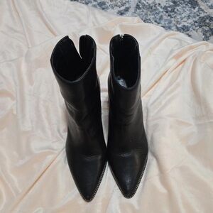 Steve Madden Black Heeled Boots